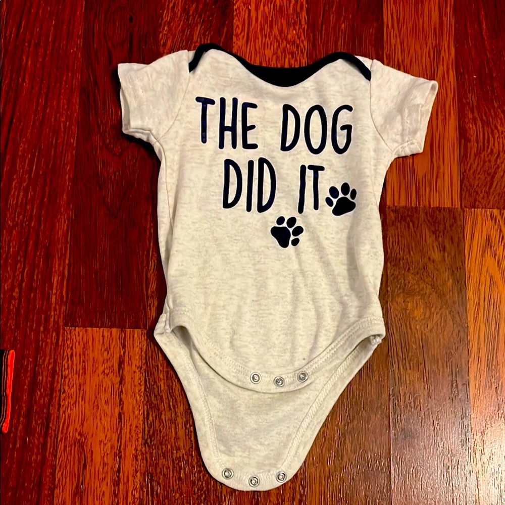 Dog-Themed Baby Onesie 3M 3 month